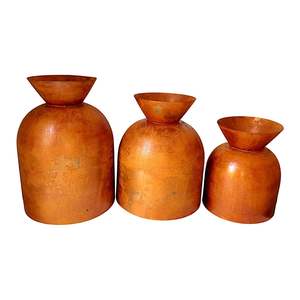 Vase artisanal avec col en verre bicolore, vase hydroponique pour fleurs, verrerie décorative pour la décoration d'hôtels et de restaurants, pot à fleurs - Product Image 6