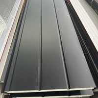 Panneau sandwich de revêtement métallique de décoration Panneau mural en matériau aluminium isolé pour la construction de bâtiments