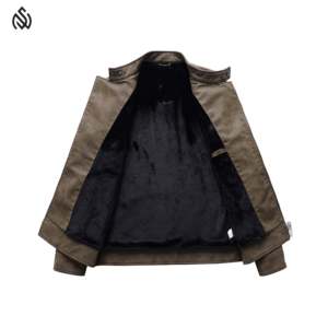 แจ็กเก็ตหนังแท้สำหรับผู้ชาย, แจ็กเก็ตเล่นกีฬาหนังแท้สำหรับผู้ชายกันน้ำได้สำหรับฤดูหนาว - Product Image 3