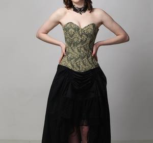 Corsé Alphatek acero deshuesado personalizado sublimado impreso 100% corsé de calidad superior para moda y ropa de fiesta - Product Image 2