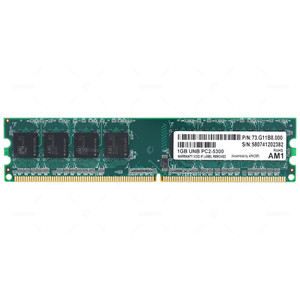 73.G11B8.000 MEMORIA 1GB PC2 5300U DDR2 - Product Image 2