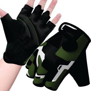 Nuevos guantes protectores de entrenamiento de gimnasio Guantes de fitness antideslizantes que absorben el sudor Guantes de medio dedo para entrenamiento de ciclismo - Product Image 4