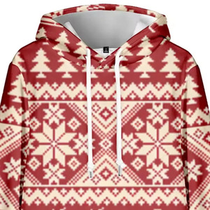 Sudadera con Capucha para Hombre, Diseño Navideño Único, 100% Algodón de Alta Calidad, Personalizable, para Uso en Exteriores, con Cordón Ajustable, Transpirable y de Secado Rápido - Product Image 5