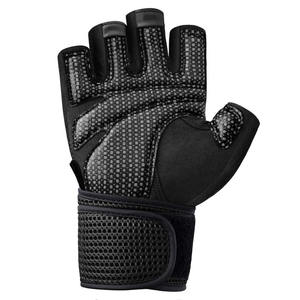 Guantes de levantamiento de pesas Guantes de gimnasio de entrenamiento sin dedos Bolsa con logotipo personalizado Guantes de gimnasio unisex de protección OEM para productos unisex. - Product Image 3