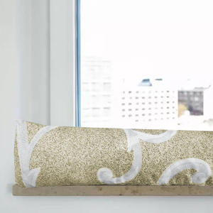 100cm di cotone Beige Anti-tiraggio paraspifferi isolamento termico porte e bulloni per finestre blocchi freddo e vento 2 pezzi - Product Image 3