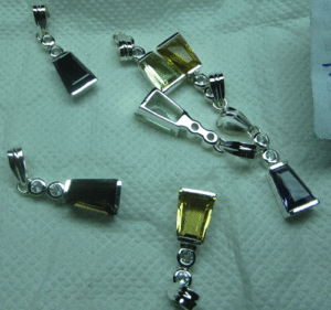 Diamond <b>Pendant</b> & Charm with Lemon Quartz Elegant & Luxurious Jewelry Accessory - Product Image 1