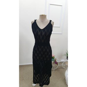 Vestido Largo Ajustado de Punto con Tirantes y Cuello en V para Mujer, Estilo Femenino sin Mangas para Uso Diario y de Fiesta, Marca Jane's - Product Image 6