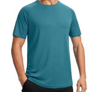 Durabilité Construit sonnerie Microfibre Nouveau Style Tissu De Refroidissement Col Rond Chemise Tricoté Gym Porter T-Shirt À Séchage Rapide Plaine Hommes Gym - Product Image 6
