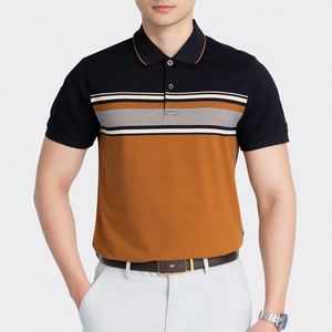 Rayé d'été pour hommes de haute qualité pour polo chemise-coton respirant affaires décontracté hauts de golf tendance chaude du Vietnam - Product Image 6
