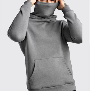 Sweat-shirt épais à broderies, essentiels, streetwear, logo surdimensionné, fabricants, sweat-shirt lourd, sweat-shirt personnalisé pour hommes - Product Image 5