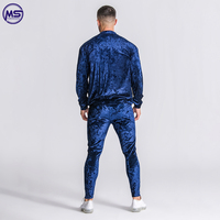 Ensembles de survêtements en velours pour hommes, personnalisables avec logo, haute qualité, légers, professionnels, grandes tailles, écologiques, vente en gros