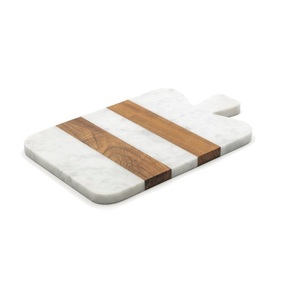 2025 Customized Fruit Vegetable Cutting <b>Block</b> Rectangle <b>Shape</b> Marble and Wooden Chopping Board Tabletop Decorative - Product Image 3