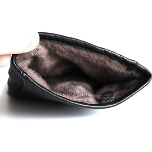 Guantes de conducción forrados de lana cálidos de invierno de piel de oveja clásicos para hombre JNM con capacidad de pantalla táctil características de seguridad antiestáticas - Product Image 4