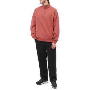 Sweats à capuche personnalisés avec demi-fermeture éclair et col montant de grande taille pour hommes sweats à capuche boxy avec épaules tombantes sweats à capuche Quarter Zip Jumper - Product Image 5