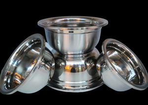 Atacado grande capacidade aço inoxidável <span class=keywords><strong>Bowl</strong></span> Set, Deep Design para Restaurante & Party - Product Image 2