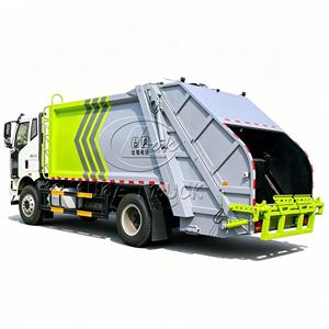 Camion à ordures compacteur de 14 mètres cubes, directement de l'usine, FAW Jie fang 4x2, pour usage municipal - Product Image 2