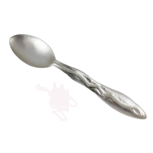 Los mejores precios al por mayor, logotipo personalizado, diseño Simple, Plata Mate, pulido con mango sólido, cuchara, juego de utensilios para servir - Product Image 1