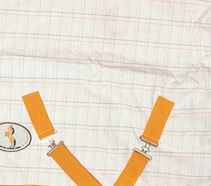 พรมตาข่ายผ้าฝ้ายขนแกะลายม้าน้ำหนักเบาระบายอากาศได้ดีดีไซน์คอแบบธรรมดาชุดเดรสฤดูร้อนแบบพกพาใช้เติมได้ใหม่ล่าสุด - Product Image 3