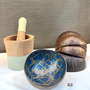 Cuenco de cáscara de coco hecho a mano 2025-Cuenco decorativo lacado-Cuenco natural ecológico - Product Image 2