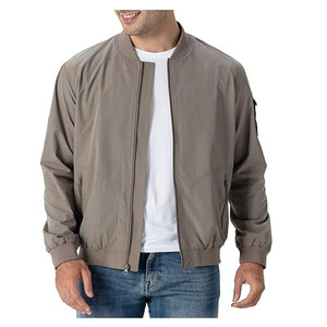 Custom Logo <b>Mens</b> Lightweight Bomber <b>Jacket</b> Casual Fashion <b>Flight</b> Coat Wholesale Blank Slim Fit Windbreaker Varsity Track <b>Jacket</b> - Product Image 1