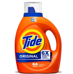 Gran Oferta: Detergente Líquido para Ropa Ti-de, Aroma Original, 64 Lavados, 80 FL OZ, Envase de Plástico Extraíble, Fácil de Limpiar - Product Image 1