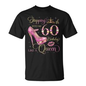 T-shirt da donna per 60 anni: Celebra il 60° compleanno come una regina - T-shirt promozionale - Product Image 1
