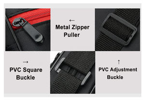 Sacoche pour ordinateur portable personnalisable de 14, 15 ou 16 pouces, unisexe, étanche, sacoche d'affaires, sac à main pour hommes et femmes, pratique pour les voyages - Product Image 4