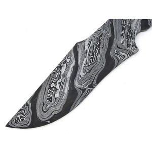 มีด JEXMOO ทำมือจากเหล็กดามัสกัส ใบมีดเปล่า ลายหยดน้ำอเนกประสงค์ พร้อมเป็นของขวัญที่สมบูรณ์แบบ เหมาะสำหรับใช้งานกลางแจ้ง - Product Image 5