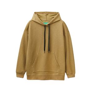 Sudadera con Capucha Corta de Algodón Ajustada para Mujer con Logotipo Personalizado, Sudadera con Capucha de Manga Larga, Lavado Ácido 3D, Tejida, Talla 2XL - Product Image 6
