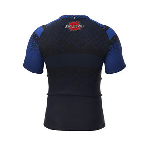 ProFitter Rash Guard Jiu Jitsu MMA BJJ Compression personnalisée Rash Guard Manches courtes Impression par sublimation 180g Unisexe Adultes - Product Image 3