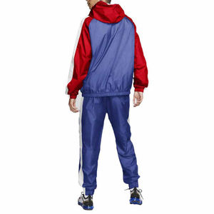 Transpirable personalizado de los hombres de retazos de color bloque deportes cortavientos poliéster nailon chándal chaqueta cortavientos chándal - Product Image 6