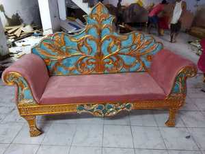 Sofá de Alta Gama para Bodas, Muebles de Recepción de Lujo para Novios, Decoración para Ceremonias de Boda, Salón de Eventos, Hotel, Banquete - Product Image 4