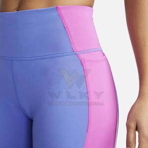 Mallas deportivas de alta calidad para mujer, estampado de cintura alta personalizado, tejido de punto transpirable elástico, estilo informal, venta en línea - Product Image 4