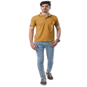 Nueva llegada de algodón de alta calidad para hombre para Polo camiseta de moda para hombres jóvenes de manga corta patrón sólido antiarrugas - Product Image 3