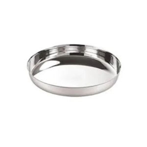 Vaisselle moderne KVR 2026 en acier inoxydable 201, plateau de café en acier épais argenté, plateau à fruits, plateau à gâteau, plateau à dessert, plat à os, plat peu profond - Product Image 5