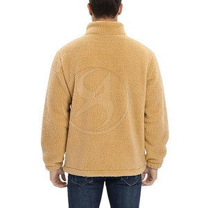 Veste polaire de haute qualité pour hommes de grande taille Veste d'hiver en molleton de coton pour hommes de conception OEM fabriquée au Pakistan - Product Image 3