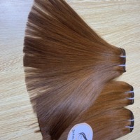 Mèches de cheveux humains vierges non traités, cuticule vierge alignée, os de cheveux lisses, vietnamien avec fermeture en dentelle, livraison directe
