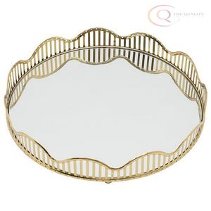 Bandeja Decorativa de Acero Inoxidable para Servir, Exhibición de Ramadán |   Colores Personalizables, el Logotipo Mejora la Experiencia Gastronómica - Product Image 6