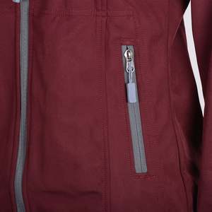 Chaqueta Polar adherida para mujer Navigate, café oscuro, carcasa suave, cortavientos impermeable, relleno de poliéster, resistente al agua, recubierto de animales - Product Image 3