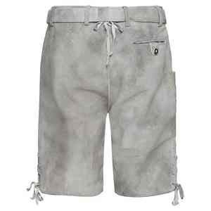 2025 bavarois Oktoberfest hommes en cuir véritable Lederhosen gris clair respirant été-amical le plus populaire Antique allemand - Product Image 4