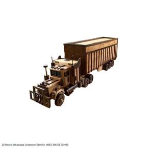 Camion en bois pour la décoration à la maison et la décoration de bureau - Product Image 2
