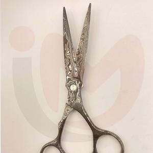 Ciseaux de coiffure professionnels pour droitiers, motif Damas, 6,5 pouces, acier inoxydable 4Cr13, par IMANS - Product Image 3