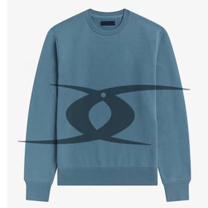 Vente en gros 100% coton recadrée ras du cou pull sweat-shirt Logo personnalisé OEM surdimensionné hommes lourd thermique pour l'hiver - Product Image 1