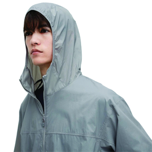 Veste coupe-vent en nylon et polyester 100% pour hommes, col à capuche en toile imperméable pour l'hiver, fourniture en usine du logo de votre marque - Product Image 5