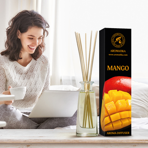 Diffuseur de parfum Aromatika Mango 100ml avec parfum tropical exotique, arôme de fruits longue durée pour la pièce - Product Image 5