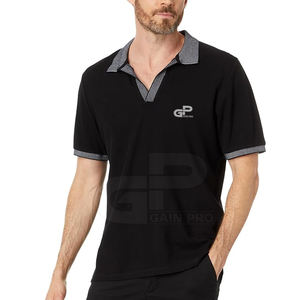 Camisa Minimalista con Cuello Johnny para Hombre, Corte Ajustado, Material Suave y Detalles de Diseño Elegantes - Product Image 3