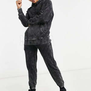 Conjuntos Deportivos para Hombre, Talla Grande, con Logotipo Personalizado, 100% Algodón, Lavado Ácido, Transpirables y Duraderos para Invierno, Uso en Exteriores - Product Image 2