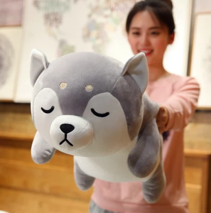 Suave perro Shiba durmiendo animal relleno, regalo Premium para vacaciones - Product Image 2