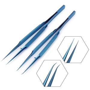 Pinzas Oftálmicas Manuales de Acero Inoxidable de Alta Calidad con Logotipo Personalizado, Instrumento Quirúrgico Clase I con Certificación CE - Product Image 1