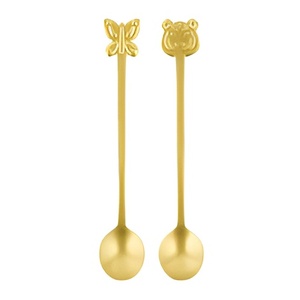 Cuillères à thé et à dessert en laiton poli, très vendues, fabriquées en Inde, vente en gros pour la décoration de table, articles de cuisine, prix bas - Product Image 3